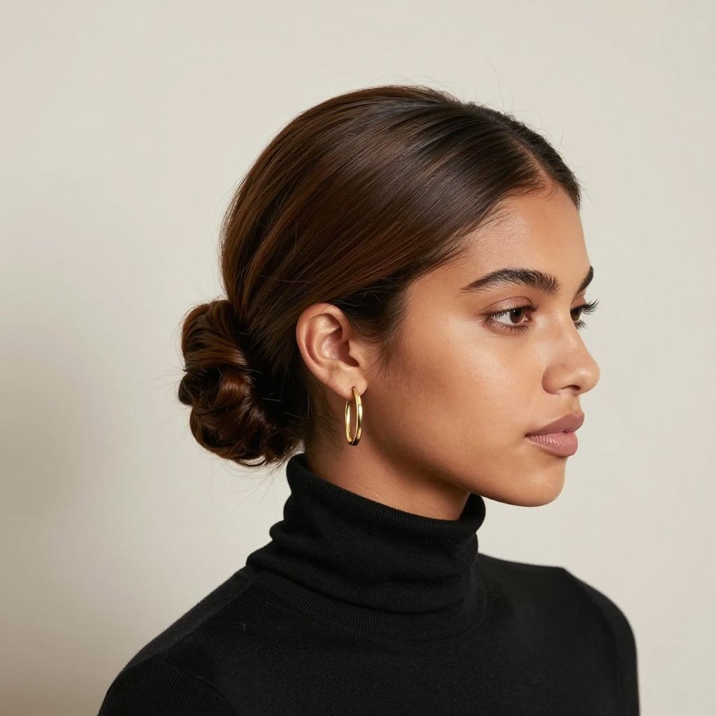 Sleek Low Twist Bun
