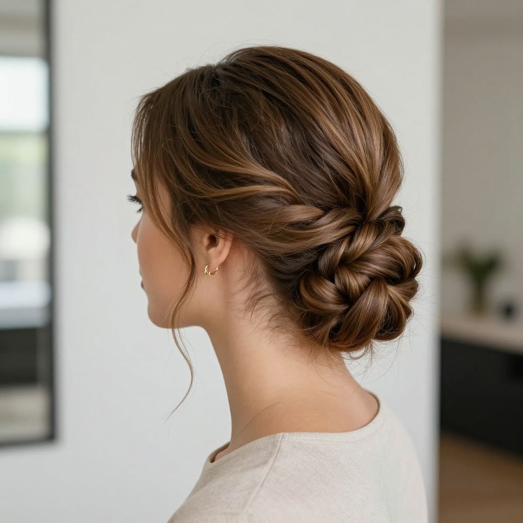 Flat Twist Updo