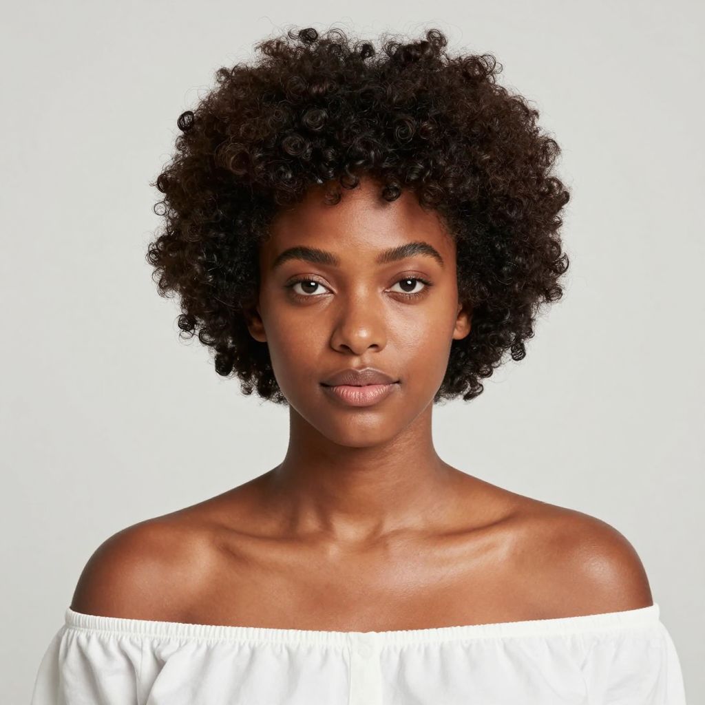 Afro Puff with Defined Edges