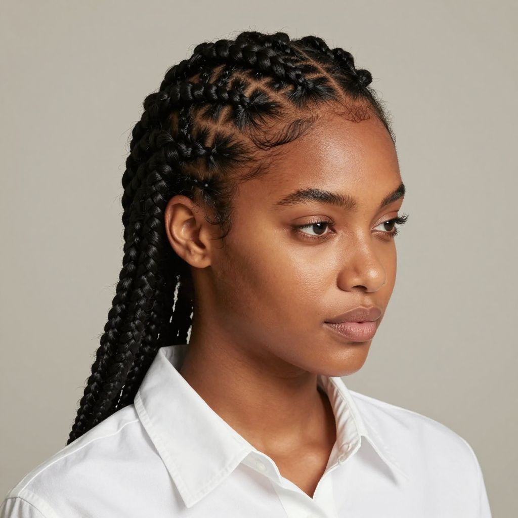 Cornrow Braided Crown