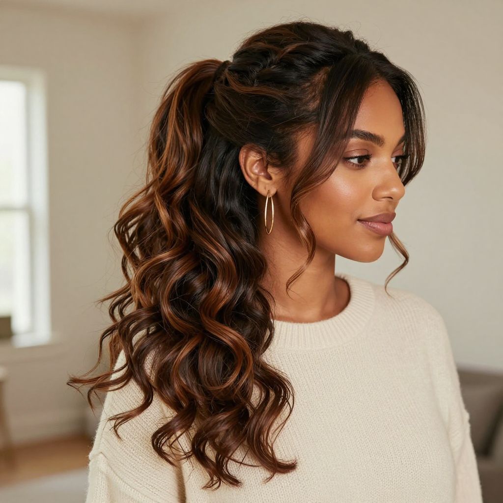 Twisted Side Ponytail