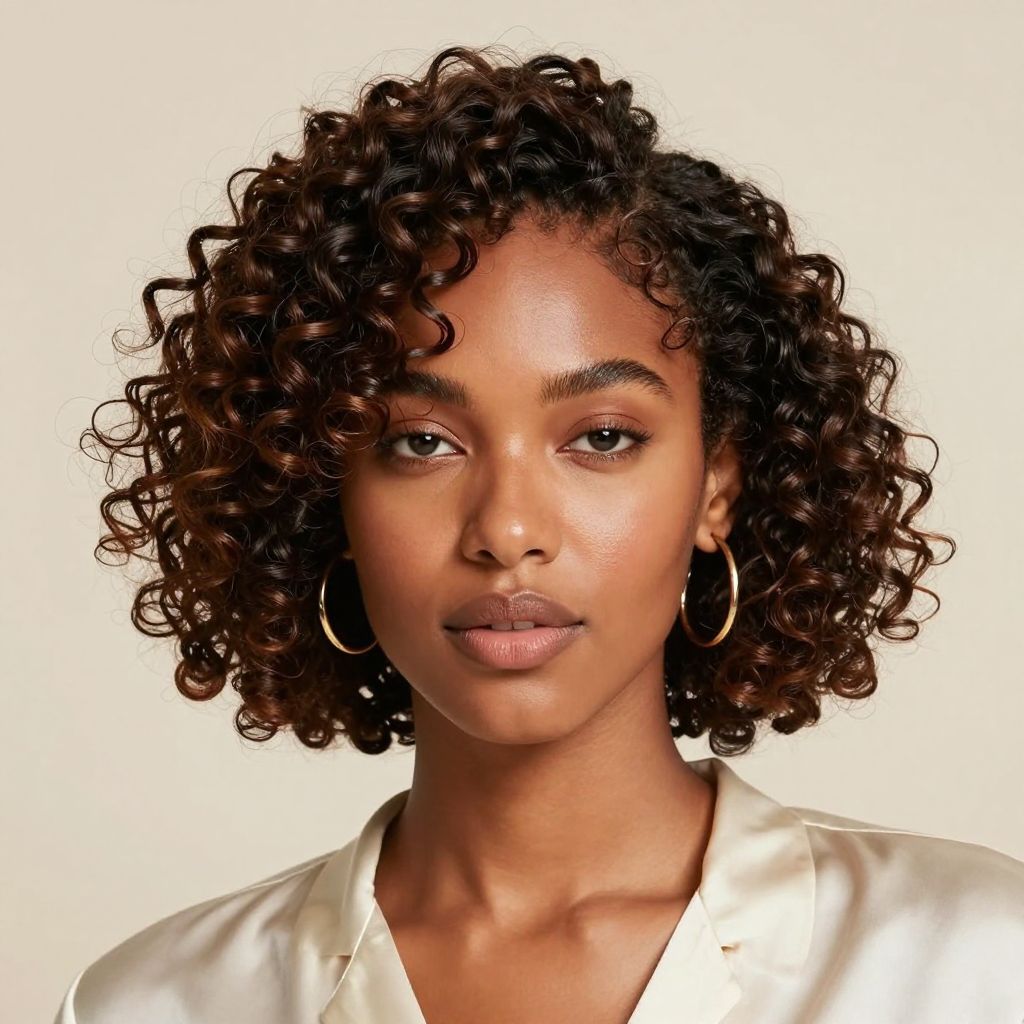 Finger Coil Faux Bob