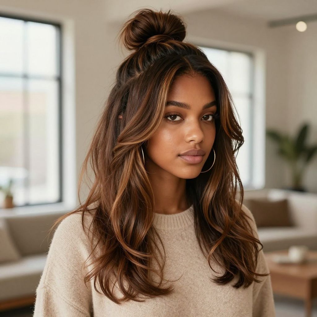Half-Up Top Knot