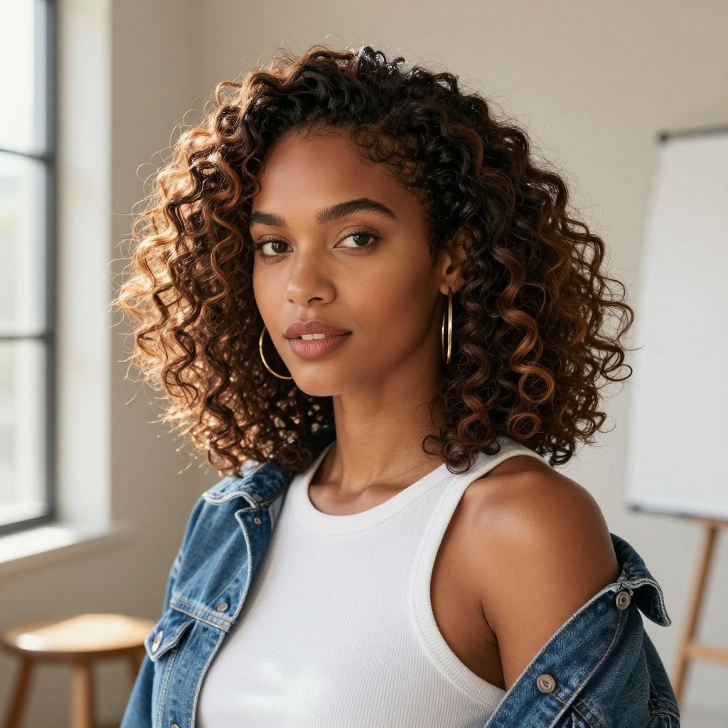 Wash And Go With Defined Parts