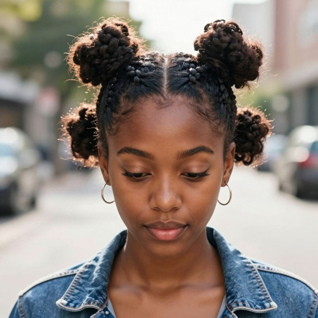 Mini Braided Buns