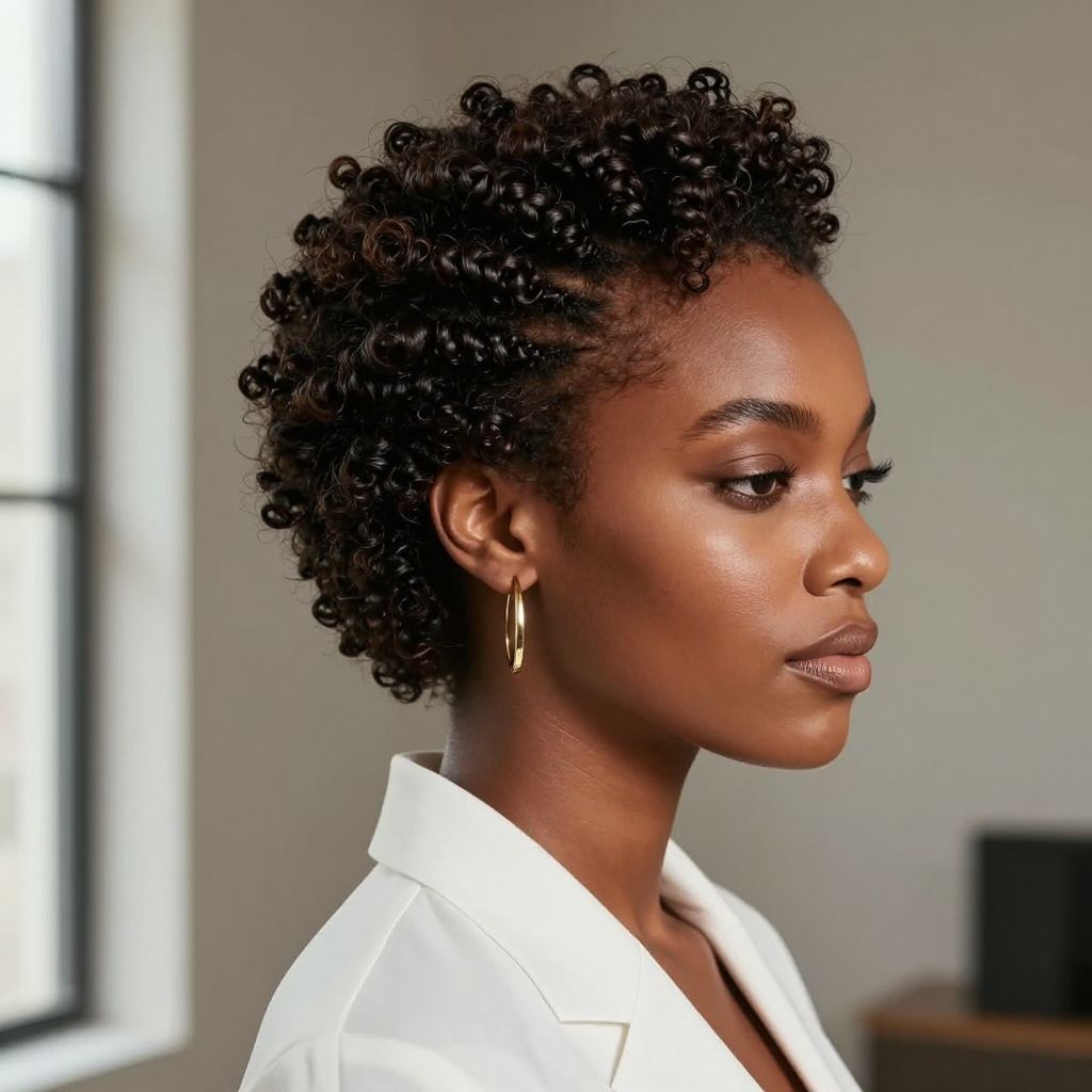 Flat Twist Updo