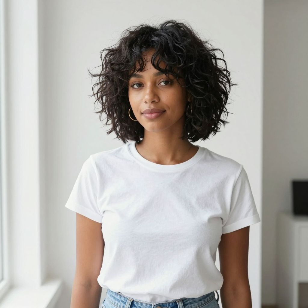 Messy Pixie with Natural Volume