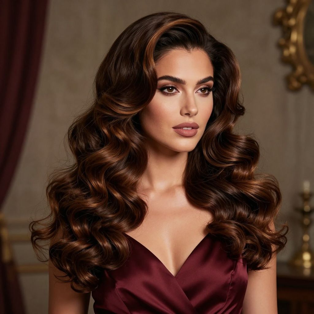 The Renaissance Side-Swept Curls
