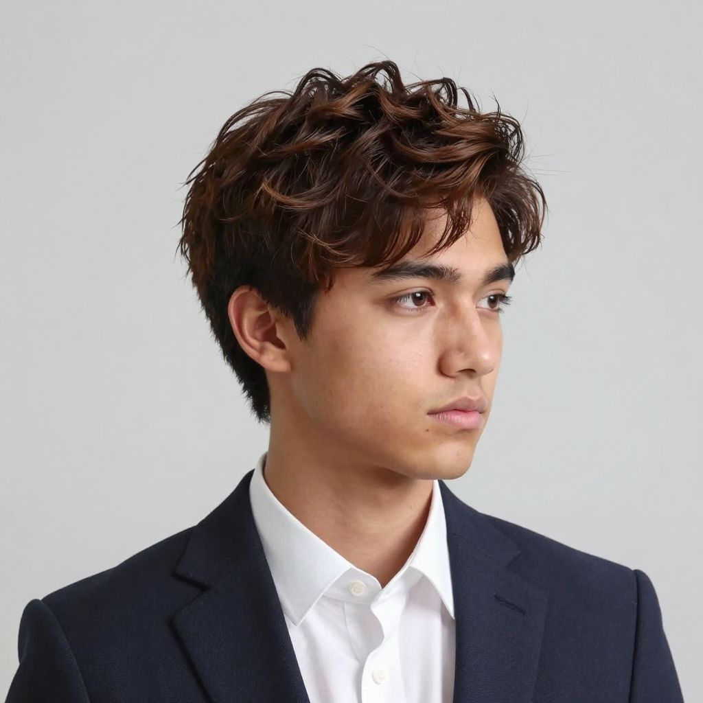 Textured Quiff With Clean Sides