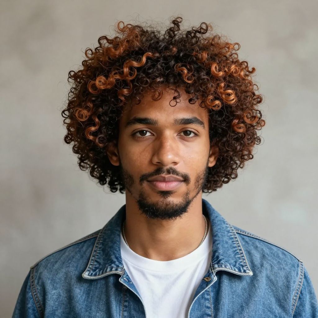 Tapered Afro With Shape