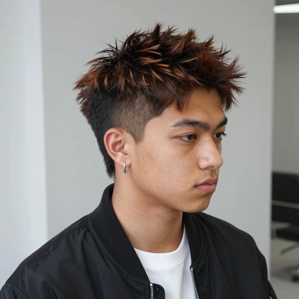 Faux Hawk With Tapered Sides