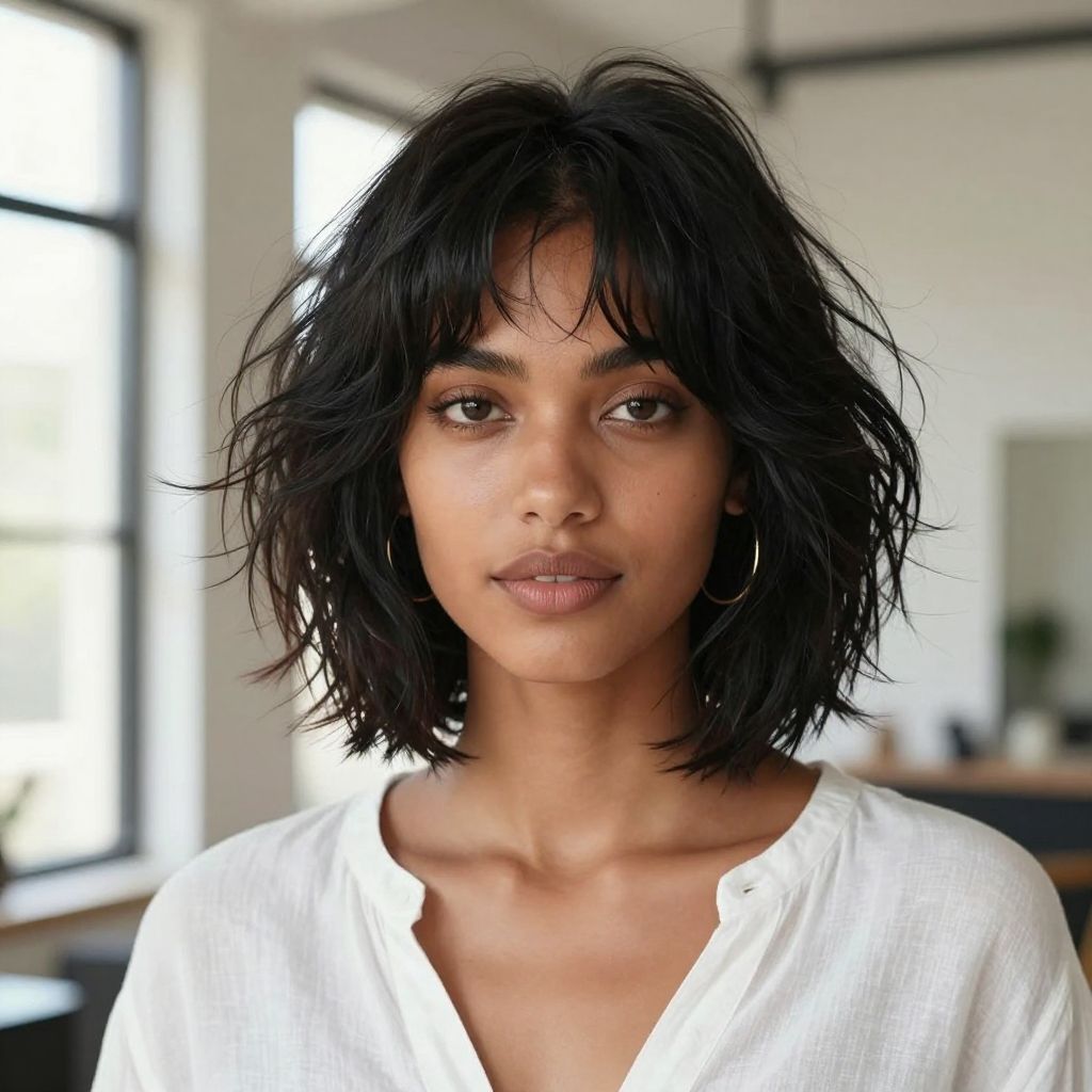 Tousled Crop with Volume
