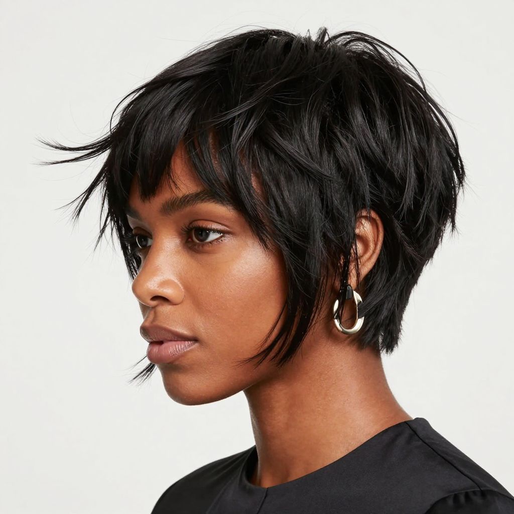 Side Swept Pixie Bob
