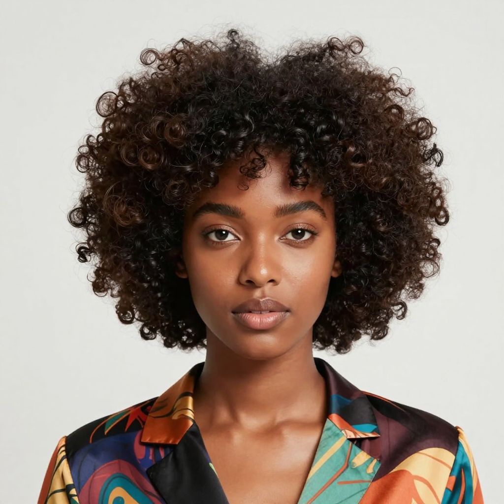 Rounded Afro Crop