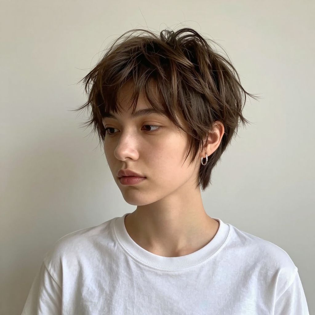 Textured Pixie Cut