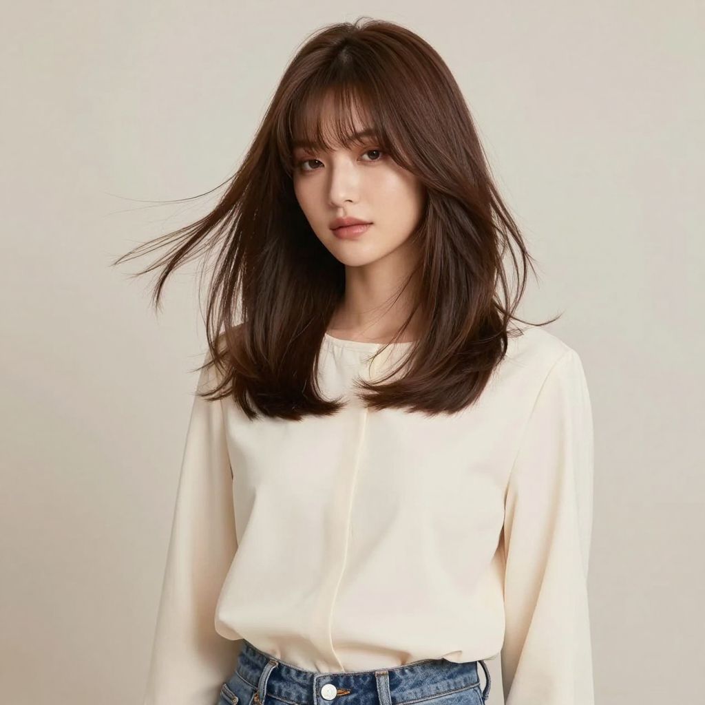 Swoopy Side Fringe Bob