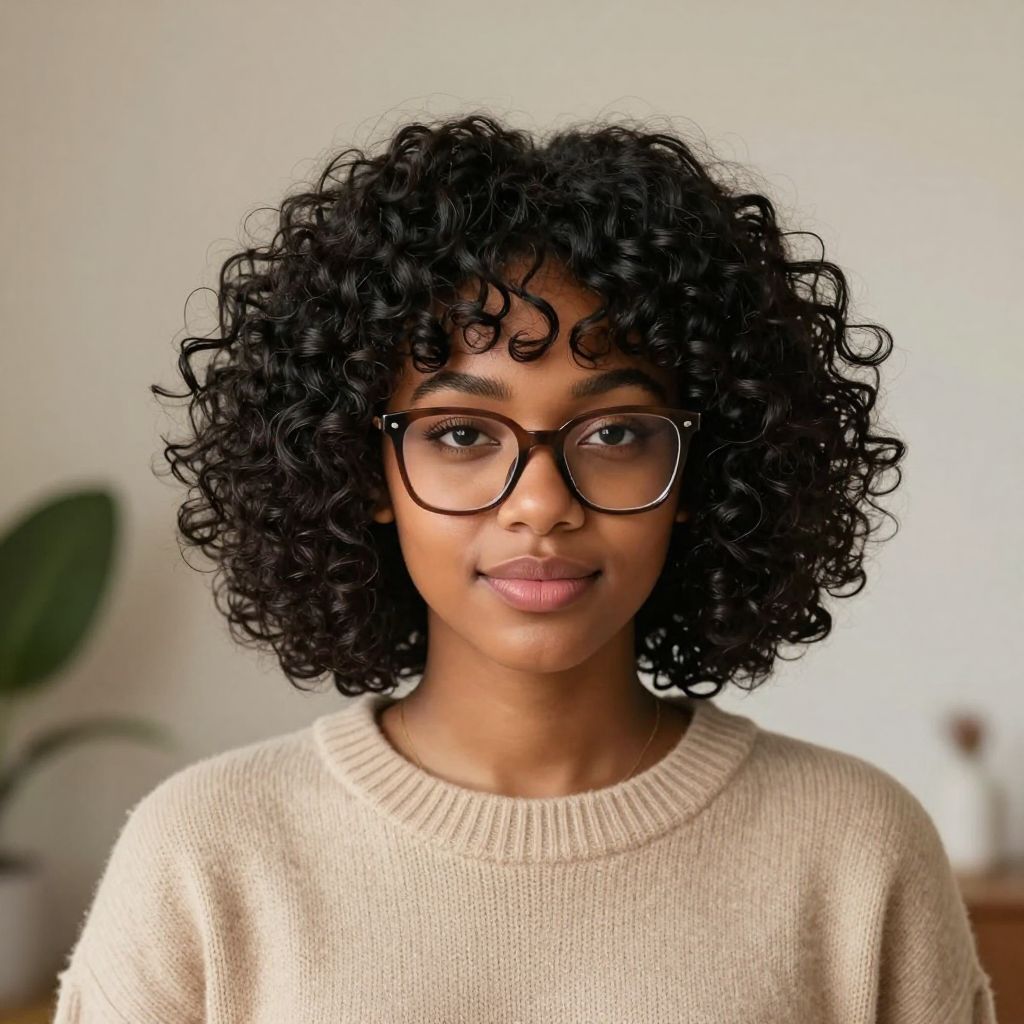 Soft Fro With Fringe