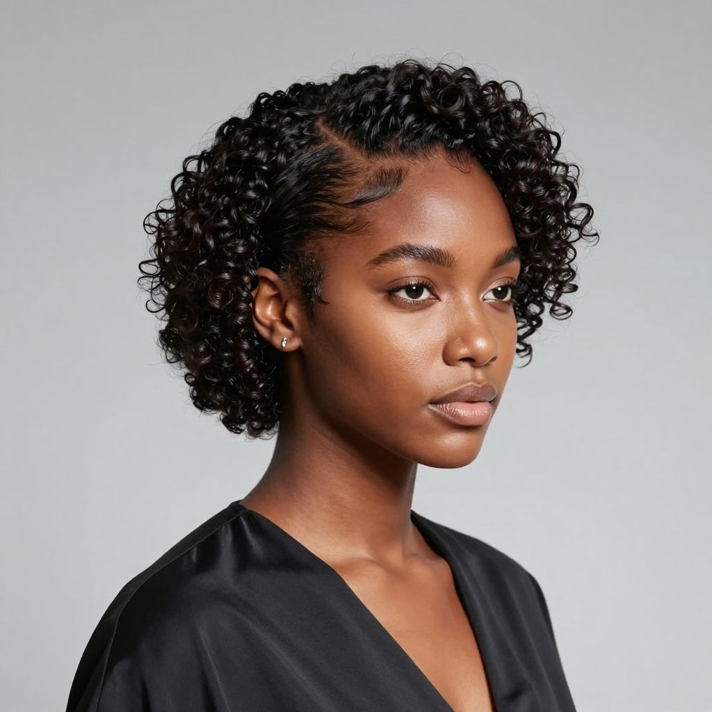 Side Part TWA