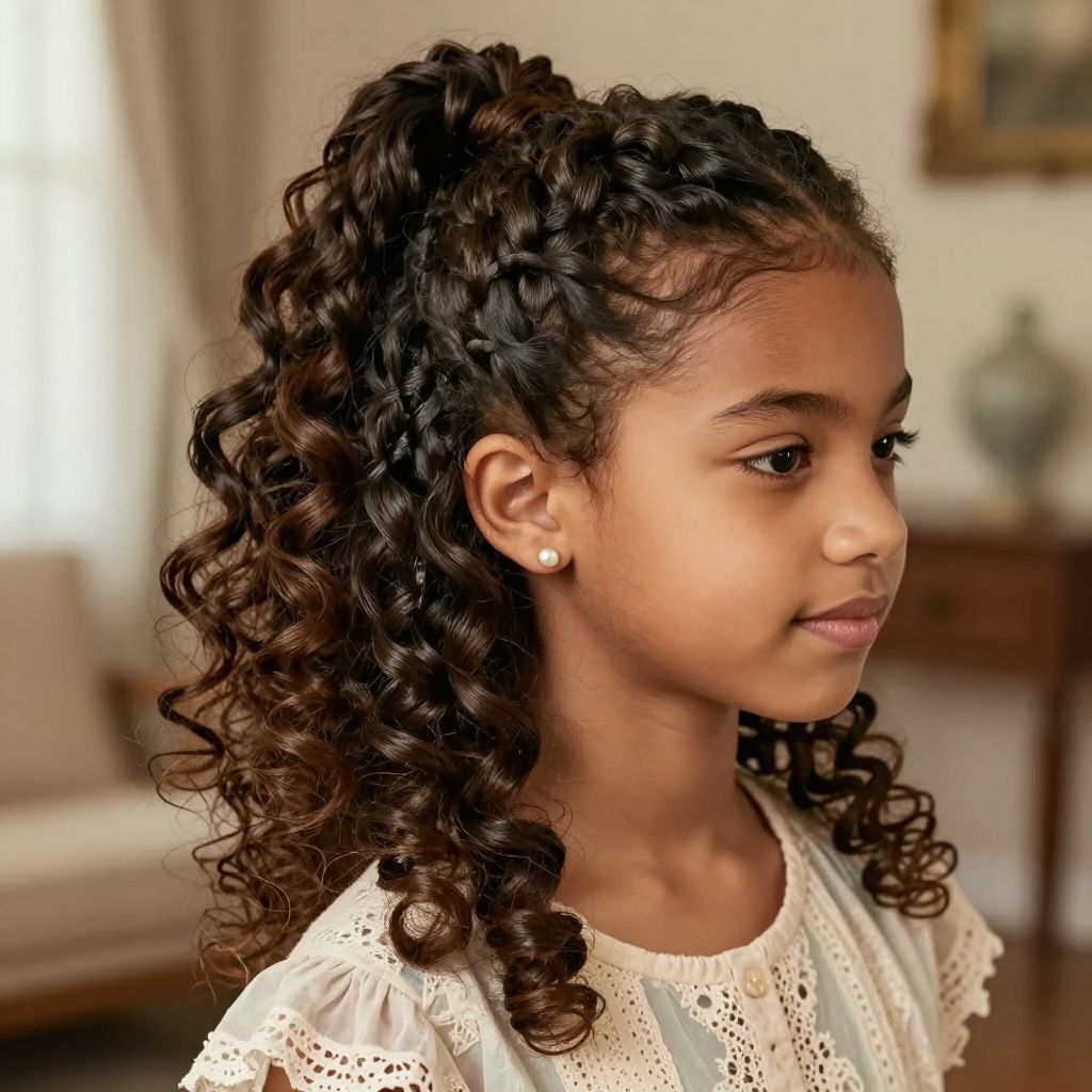 The Twisted Rope Ponytail