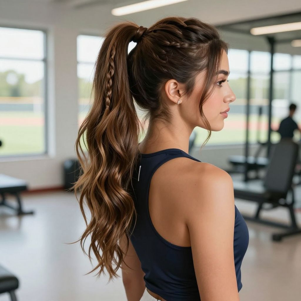 Twisted Crown Ponytail