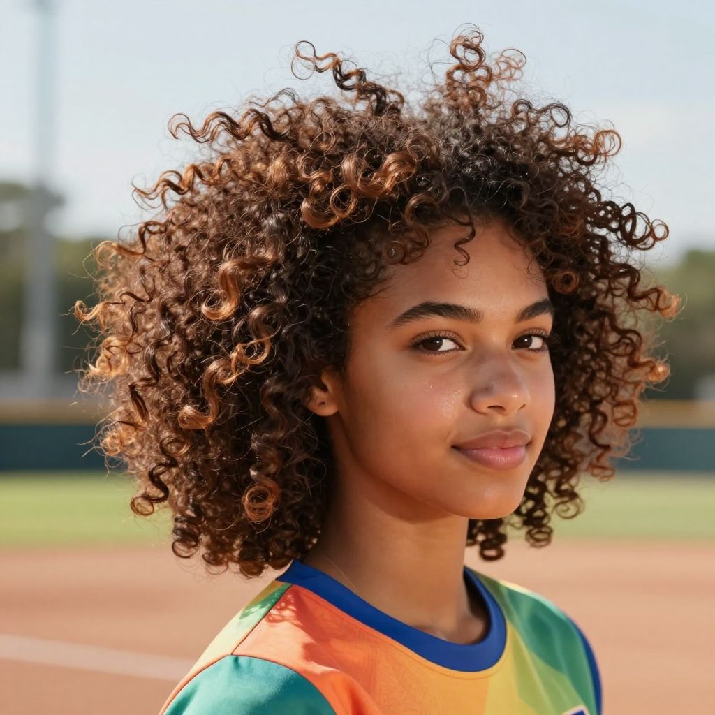 Curly Puff Ponytail