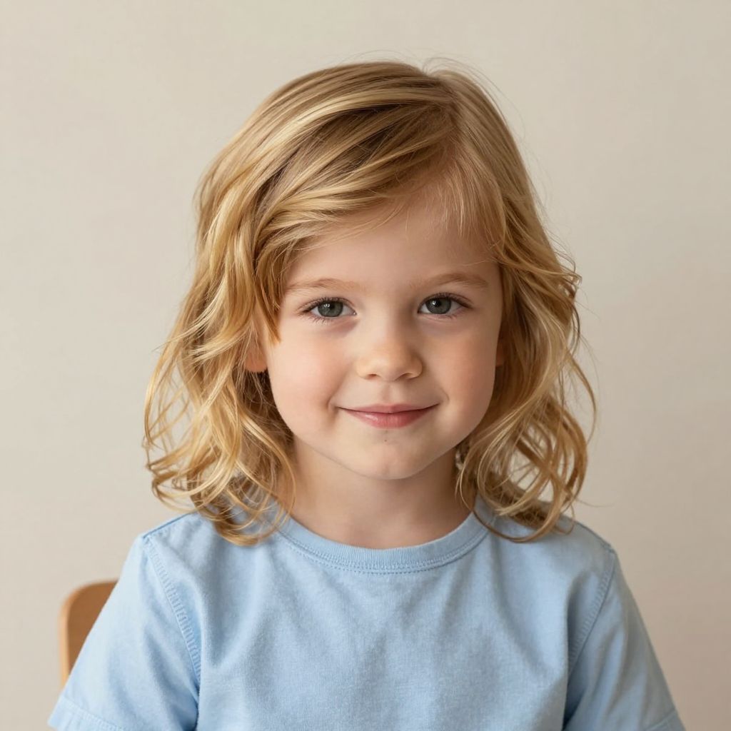 Natural Part with Loose Waves