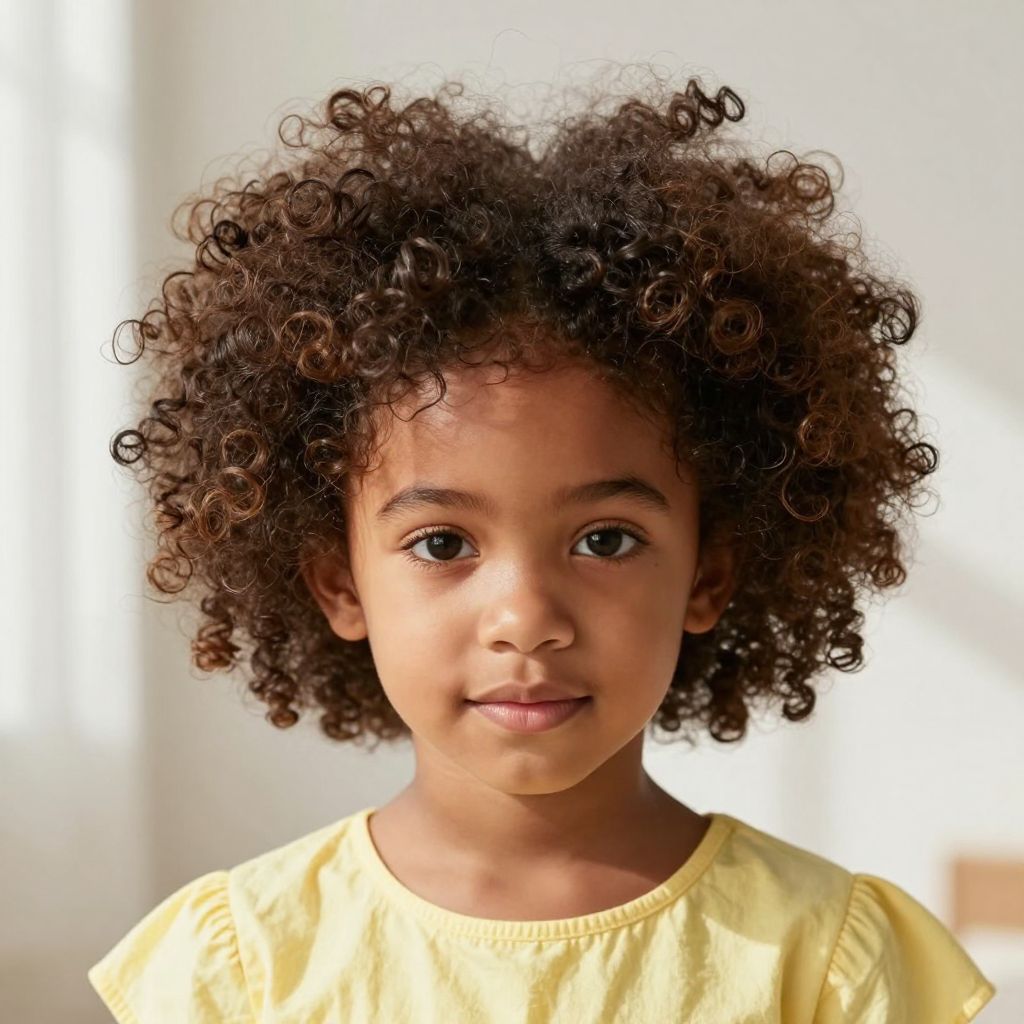 Afro Puff with Defined Edges