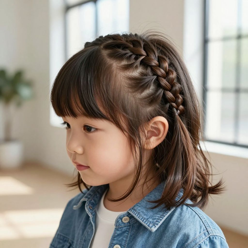 Half-Up Braided Crown