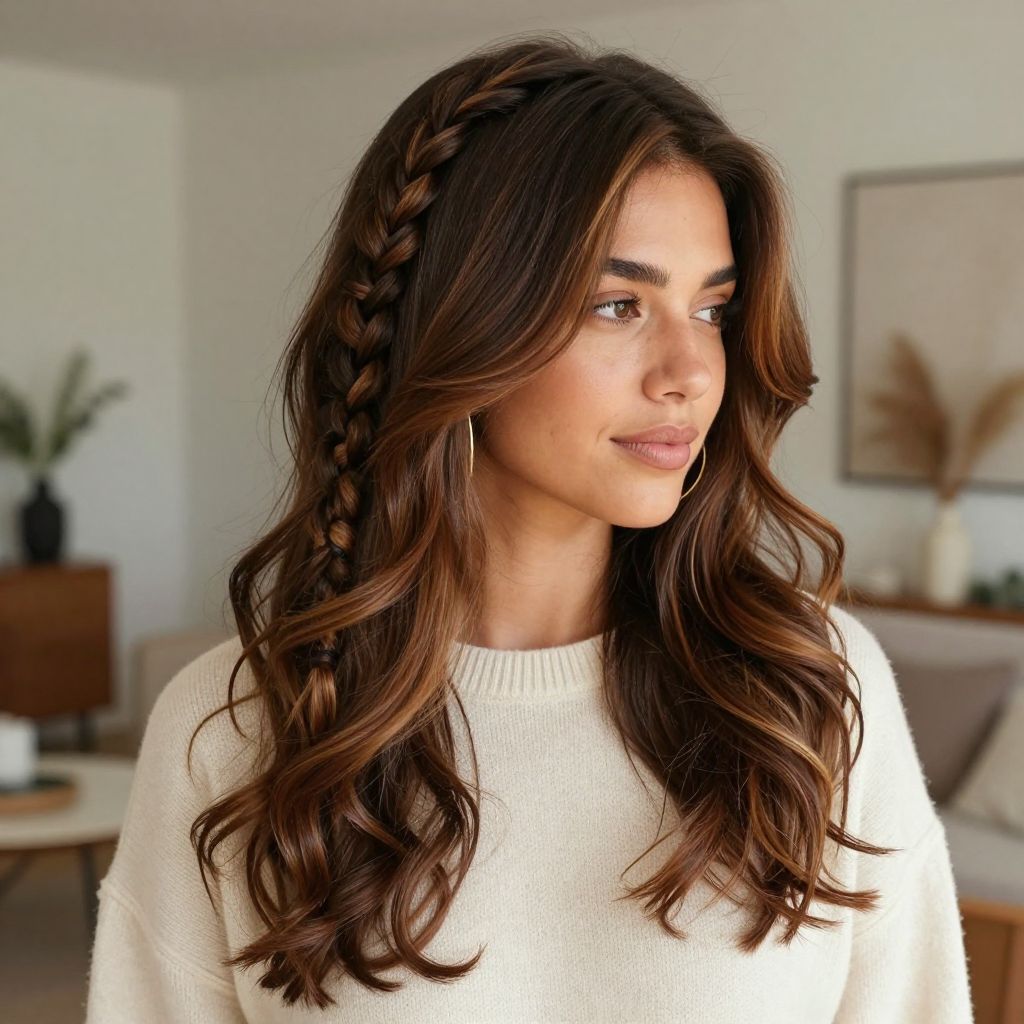Mixed Texture Two Braids