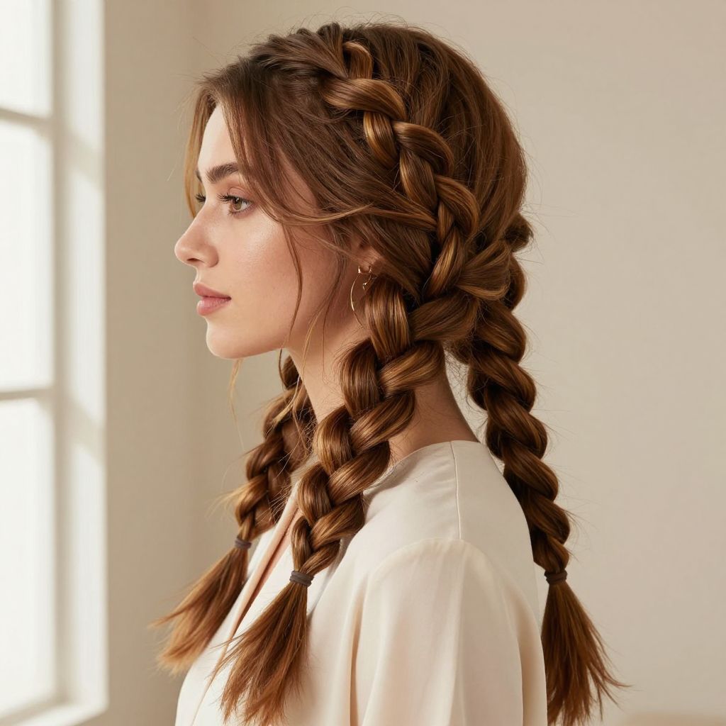 Fishtail Two Braids