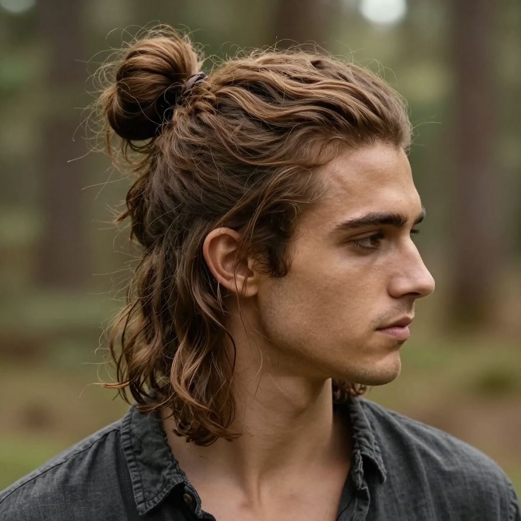 The Messy Viking Bun