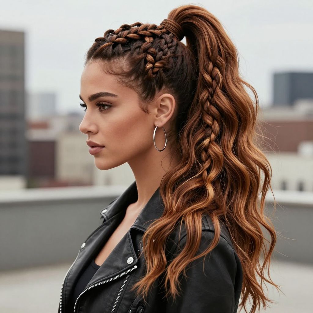 Viking Braided Ponytail