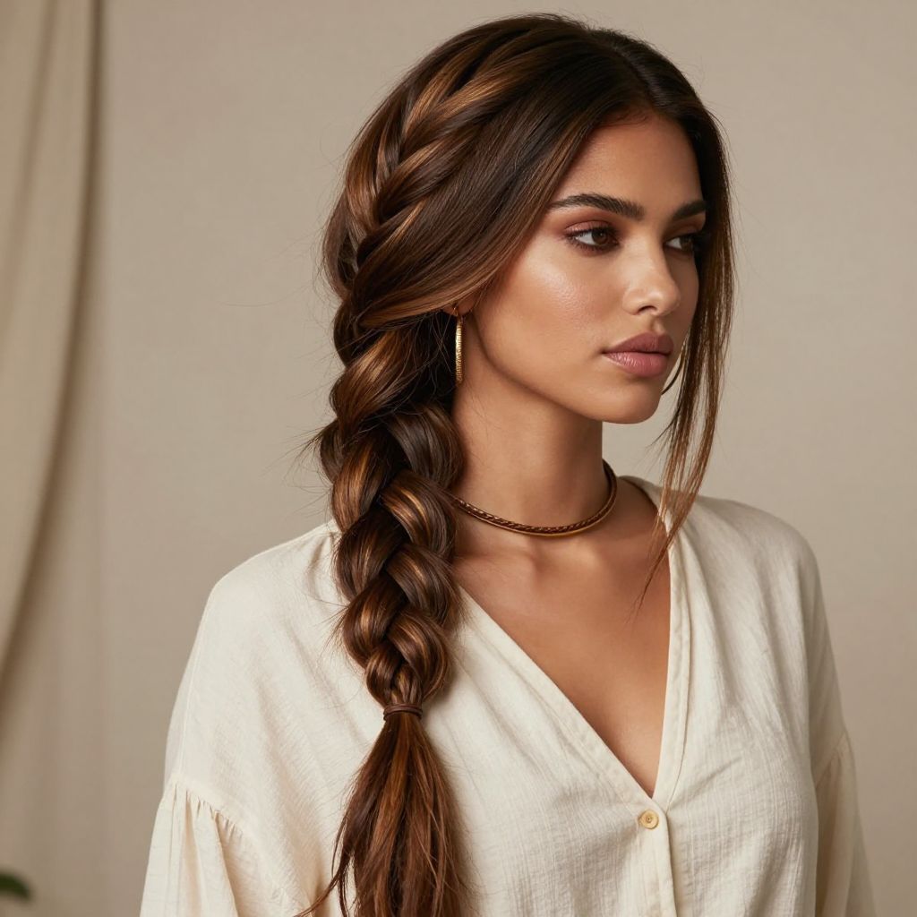 Thick Viking Fishtail Braid