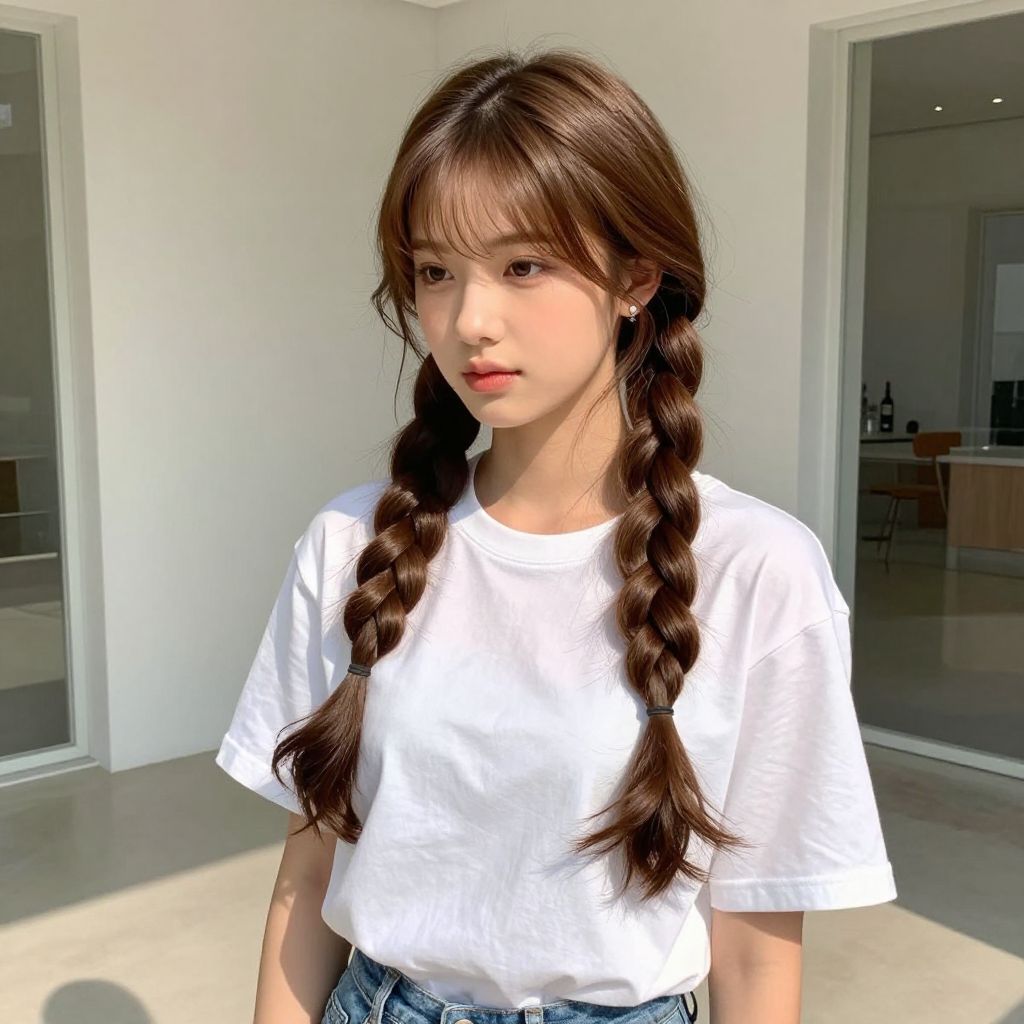 Low Braided Pigtails