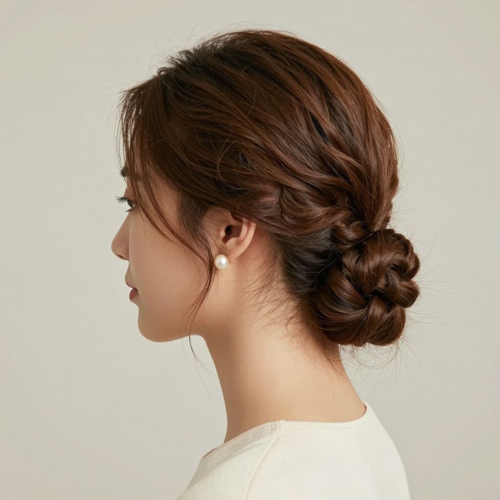 Braided Low Bun
