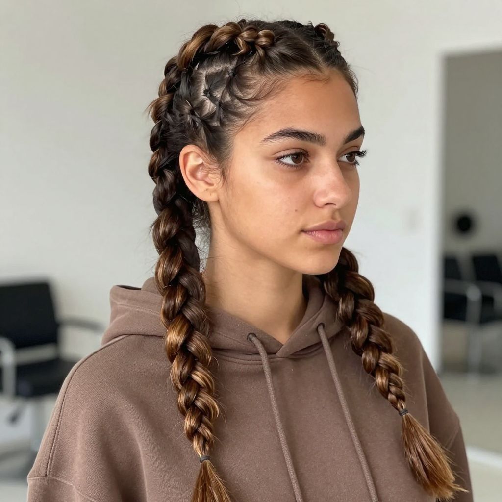 Double Dutch Braids
