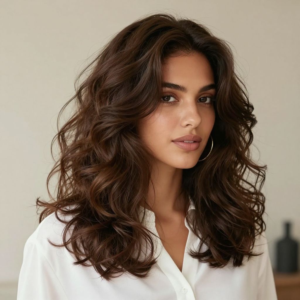 1. Voluminous Bouncy Curls