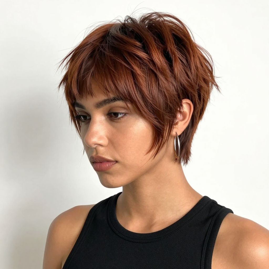 10. Pixie Cut with Textured Layers