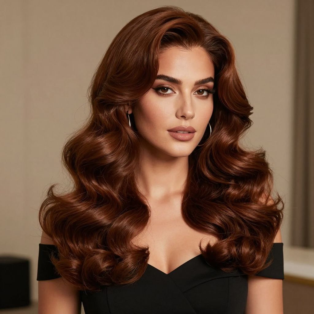 13. Side Swept Curls
