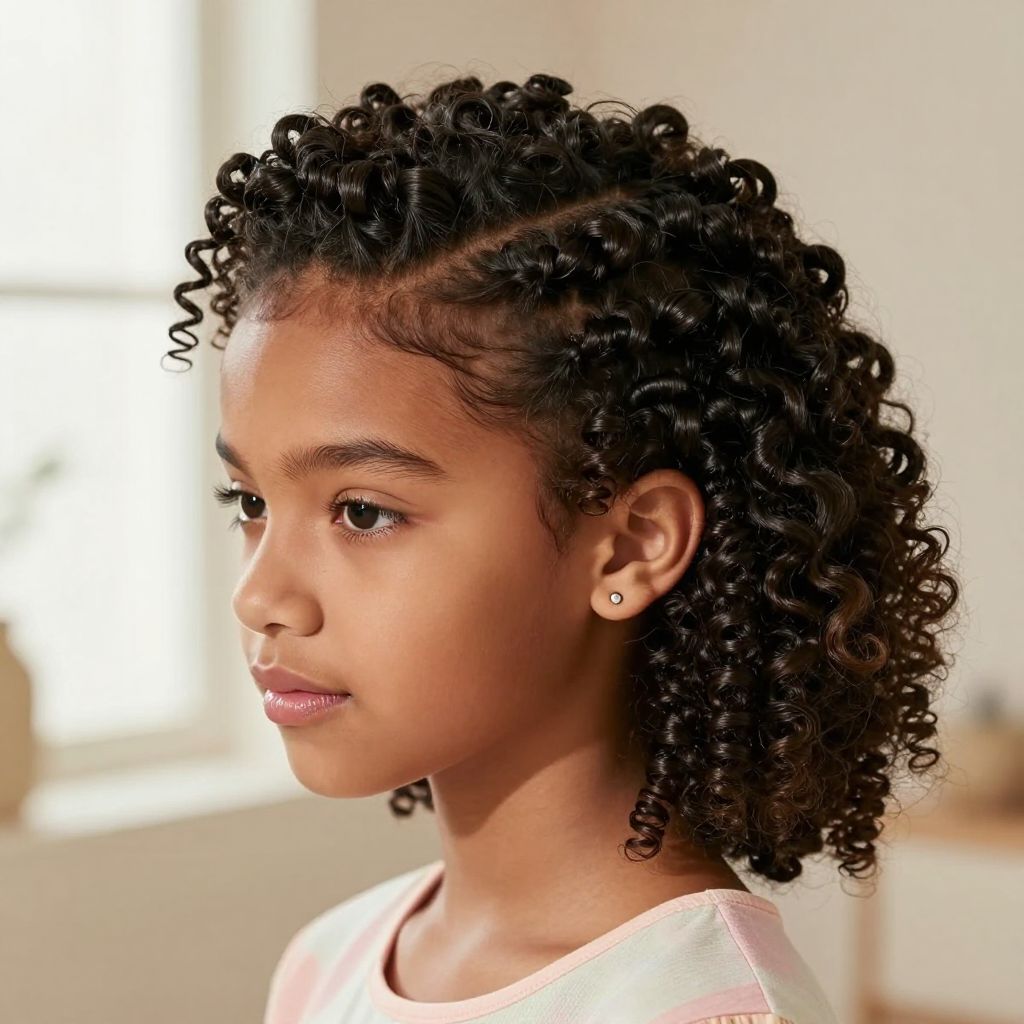 Side Swept Flat Twist Crown