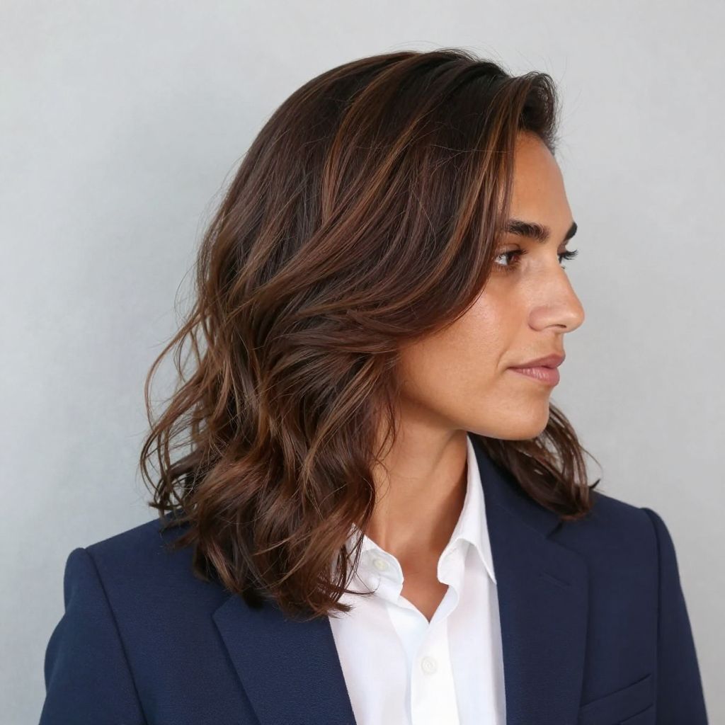 The Side Parted Waves with Tapered Back