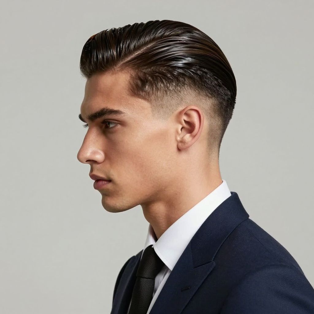 The Slicked Back Undercut