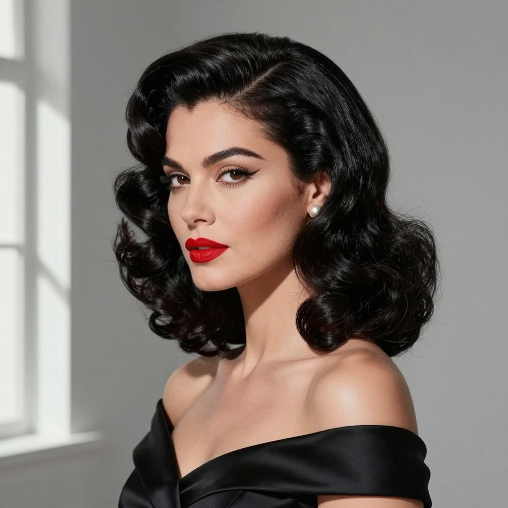 S-Curl Finger Waves