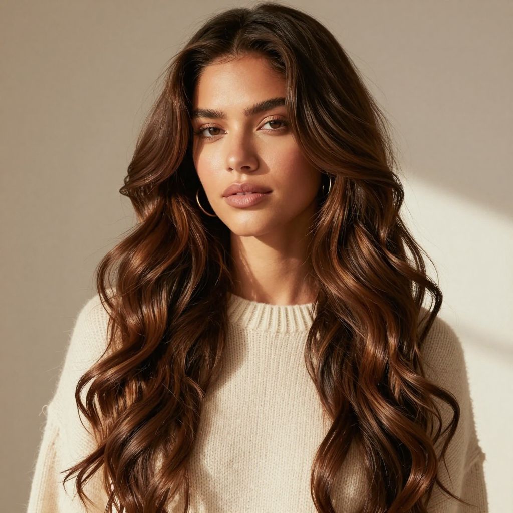 Chunky Double Braids with Volume