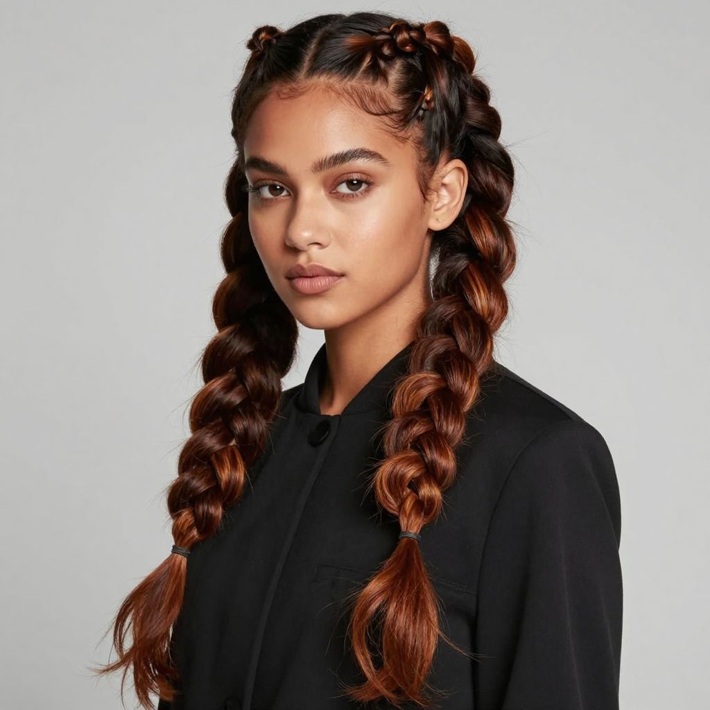Dutch Braids with a Twist
