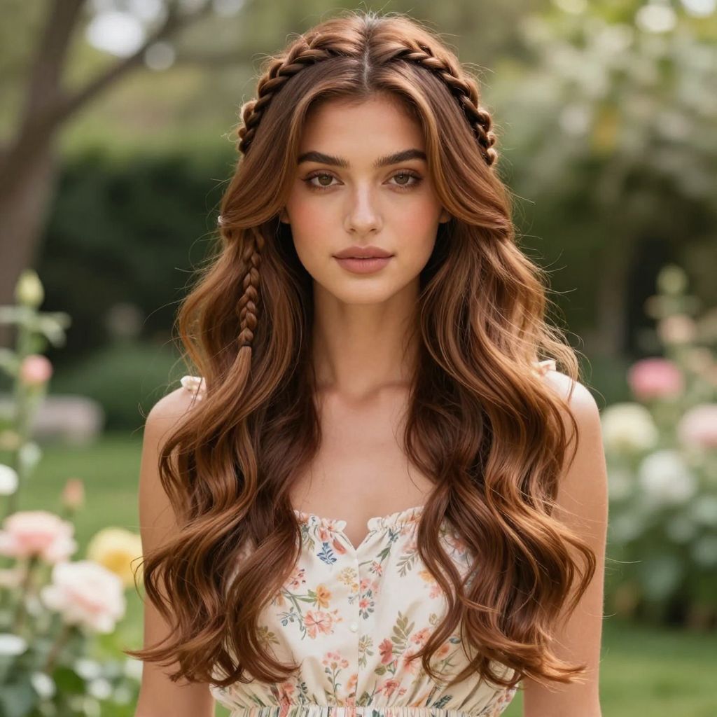 Waterfall Double Braids