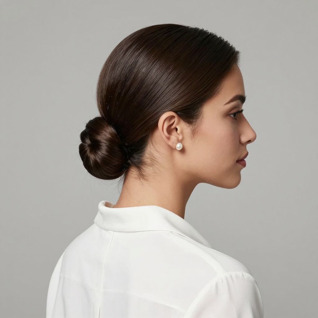 Sleek Low Chignon