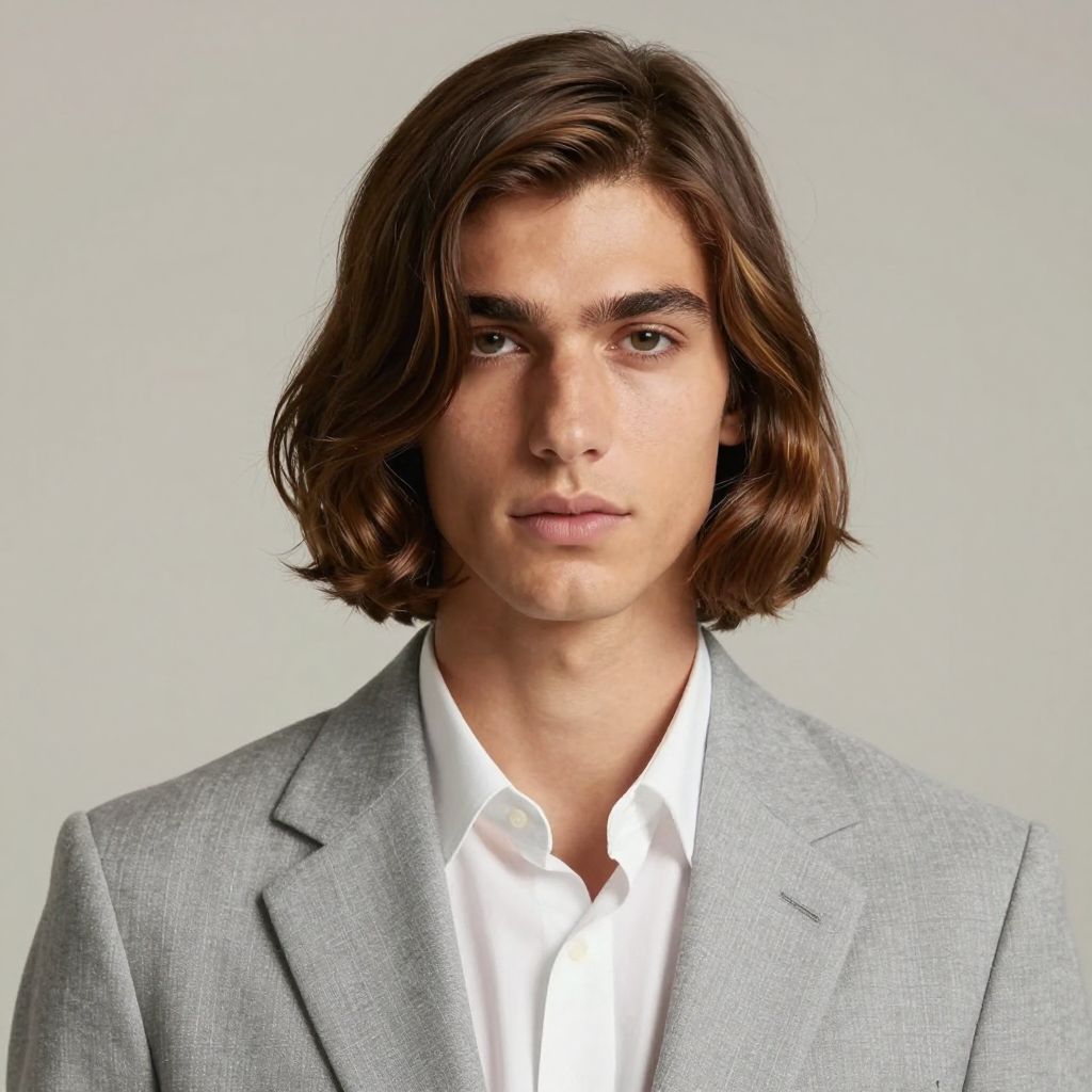 The Wide Part Bob Cut
