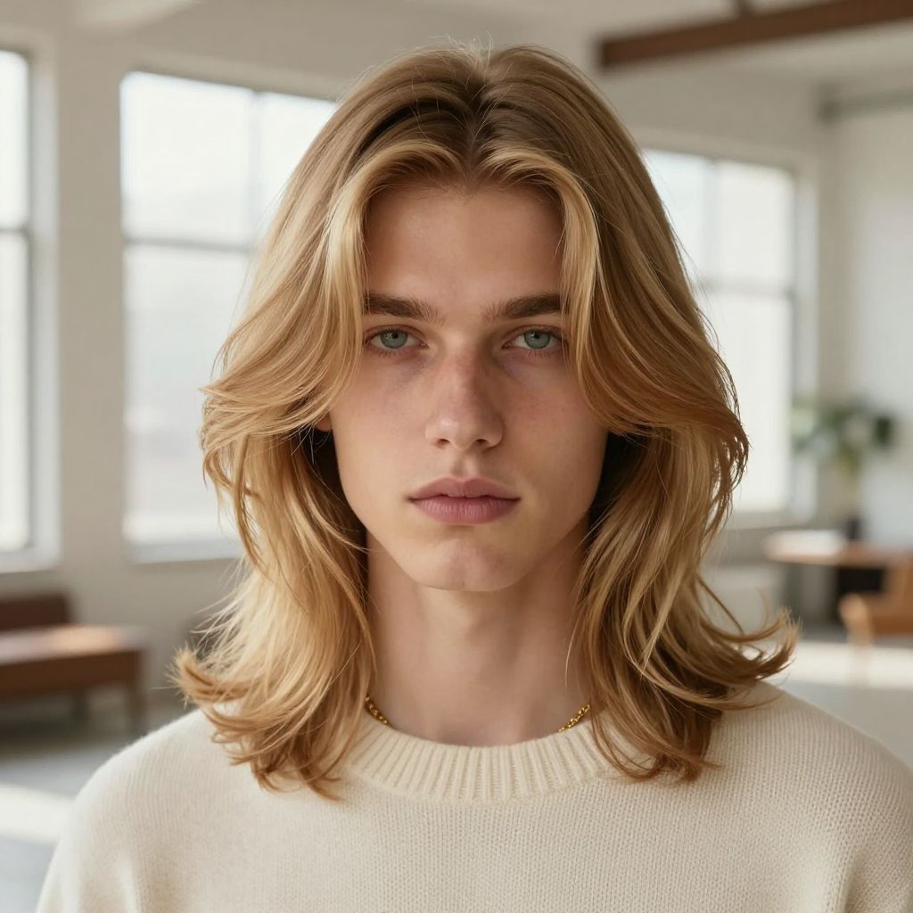 The Center-Parted Curtain Hair
