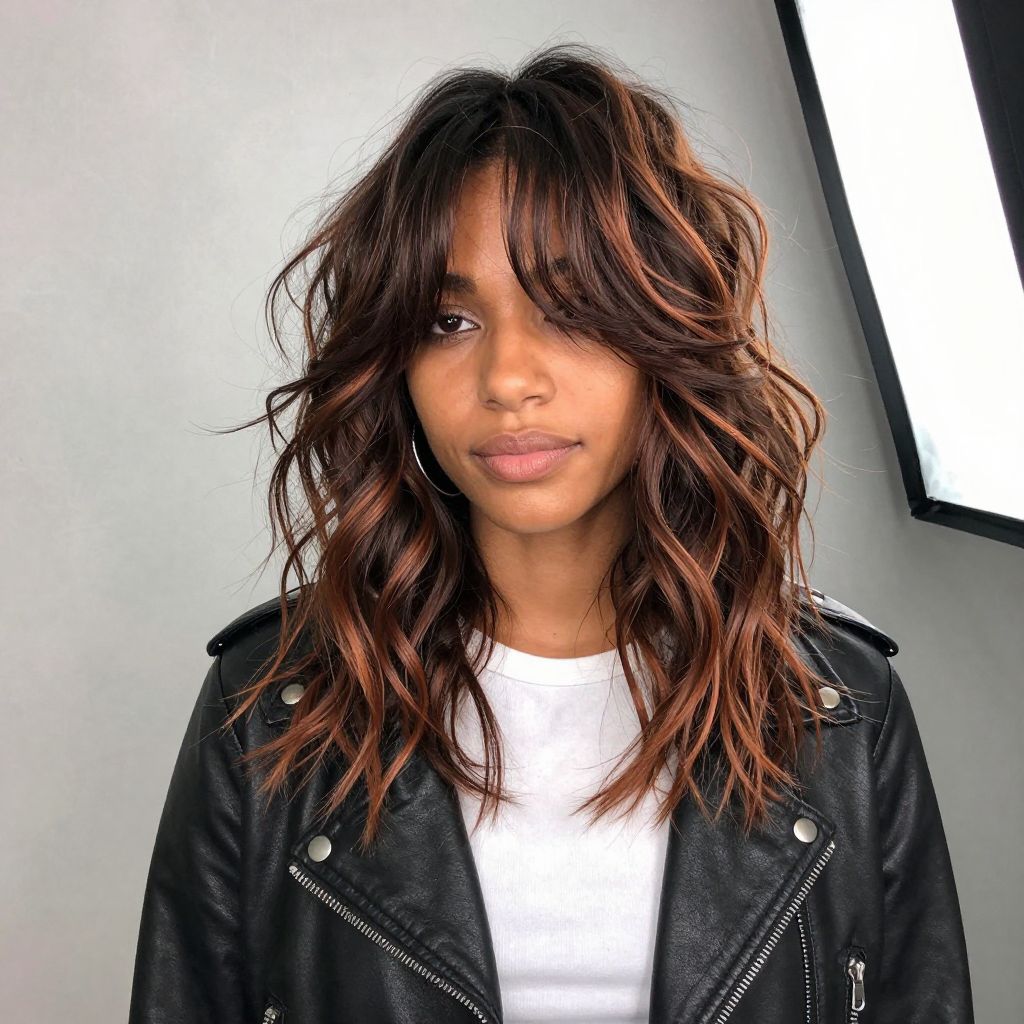 The Layered Shag Cut